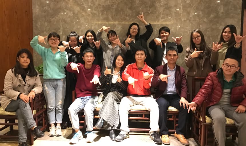 The CRYO team had a dinner before Chinese New Year