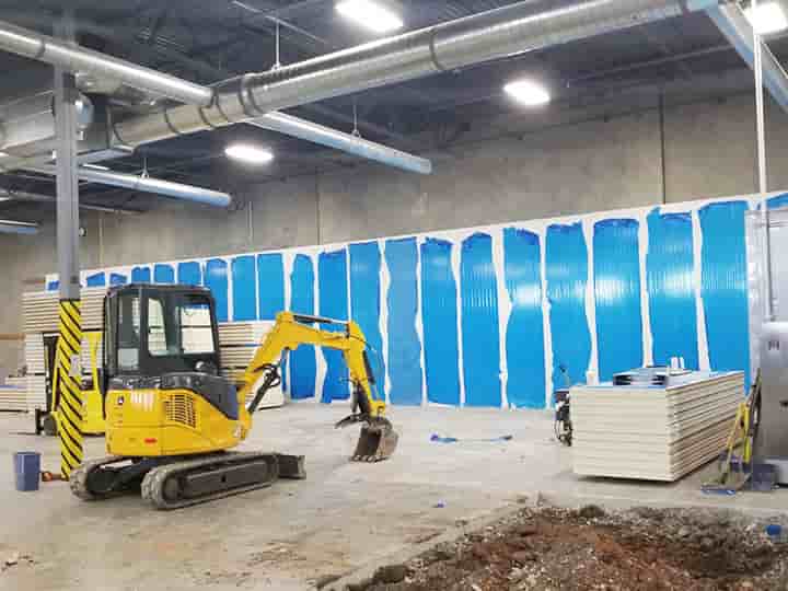 Set up the cold room